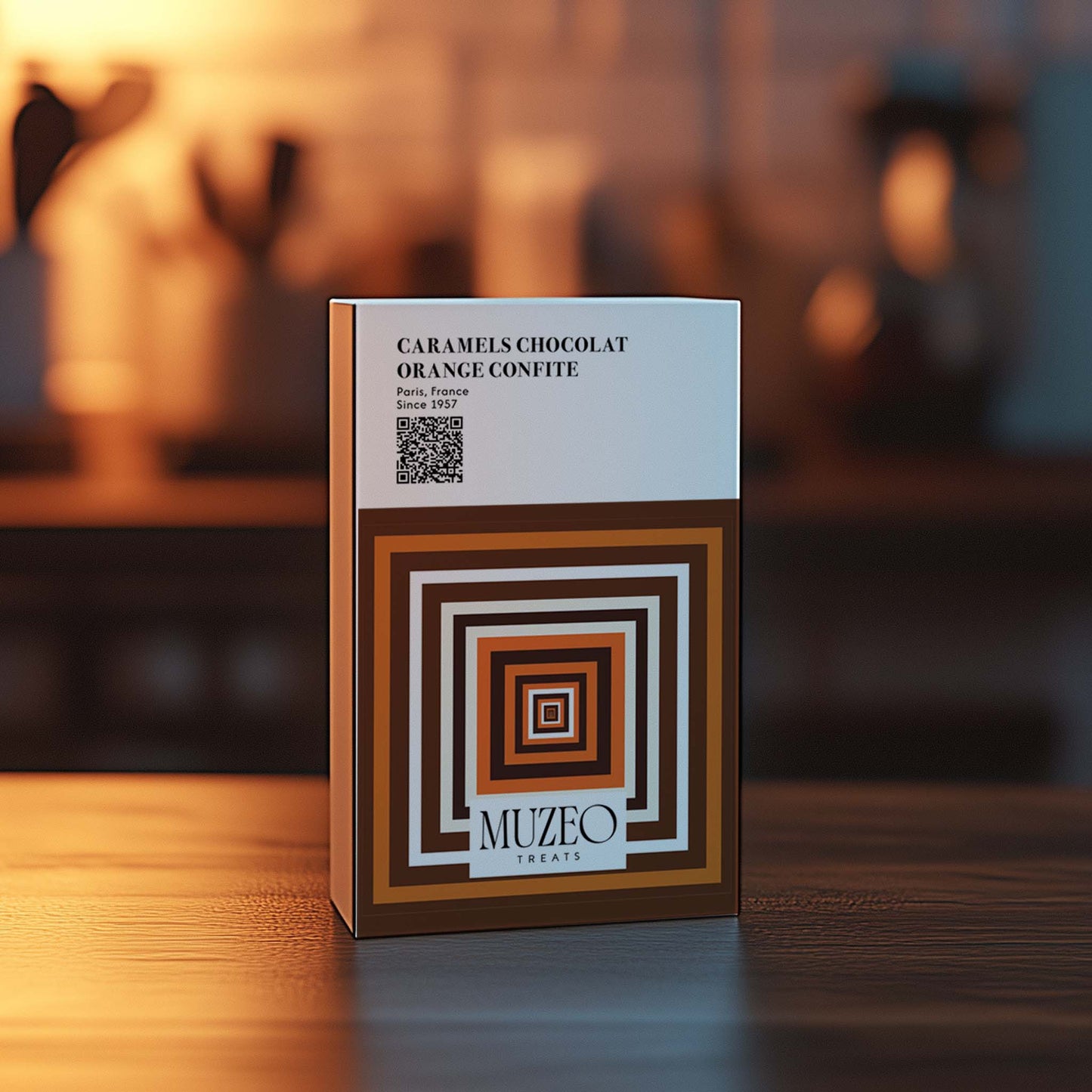 <div style="text-align: center;"> <span style="color: #1D1919;">Caramels Chocolat</span> <br> <span style="color: #1D1919;">Caramel Assortment (4 oz.)</span> <br></div>