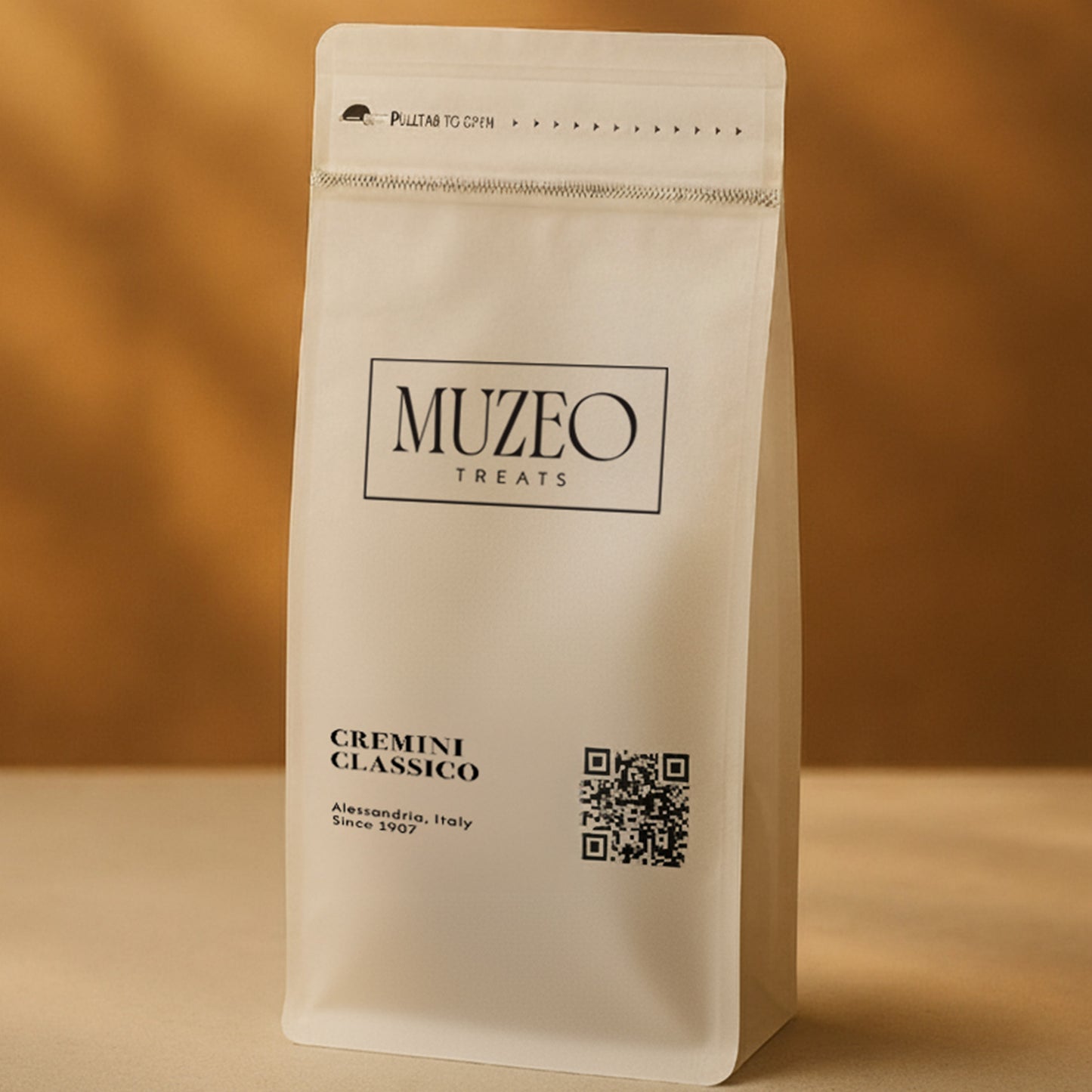 <div style="text-align: center;"> <span style="color: #1D1919;"> Cremini Classico (5 oz.)</span><br><span style="color: #444444;">Alessandria, Italy</span> <br> <span style="color: #444444;">Pouch Dims. 7.5" x 3.5" x 2.15"</span> </div>