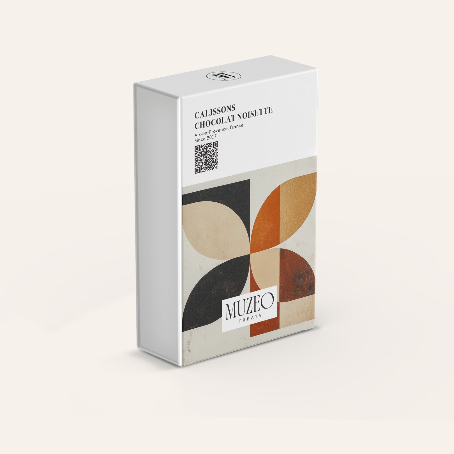<div style="text-align: center;"> <span style="color: #1D1919;">Calissons Chocolat Noisette (4 oz.)</span><br><span style="color: #444444;">Aix-en-Provence, France </span> <br> <span style="color: #444444;">Since 2017</span> </div>