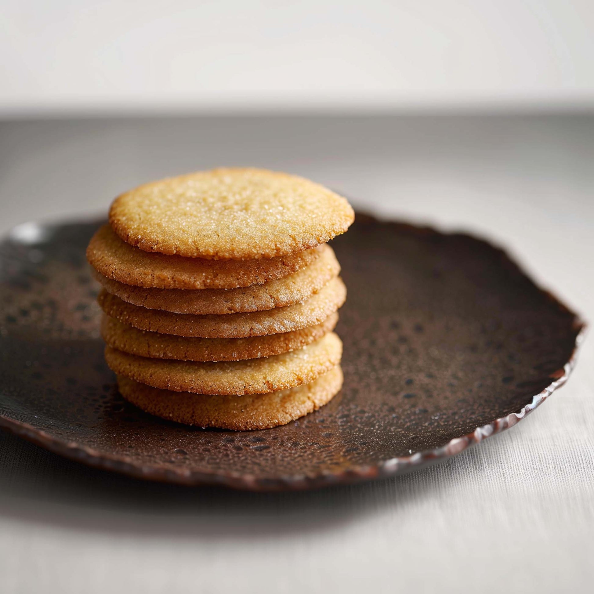 <div style="text-align: center;">   <span style="color: #1D1919;">Blackcurrant Cookies</span> <br><span style="color: #444444;"> <i> Tuiles Cassis</i></span> <br>