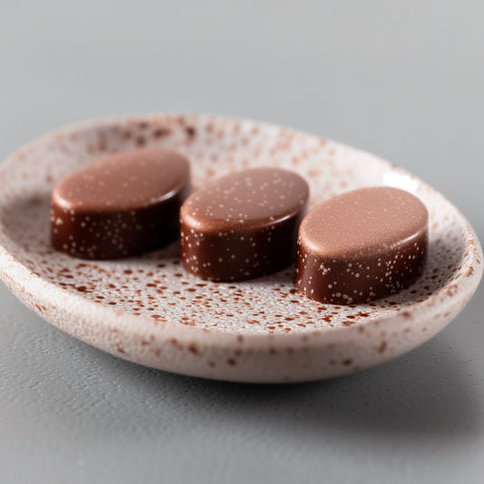 <div style="text-align: center;"> <span style="color: #1D1919;"> Calissons Chocolat Noisette (4 oz.)</span><br><span style="color: #444444;">Aix-en-Provence, France</span> <br> <span style="color: #444444;">Since 2017</span> </div> 
