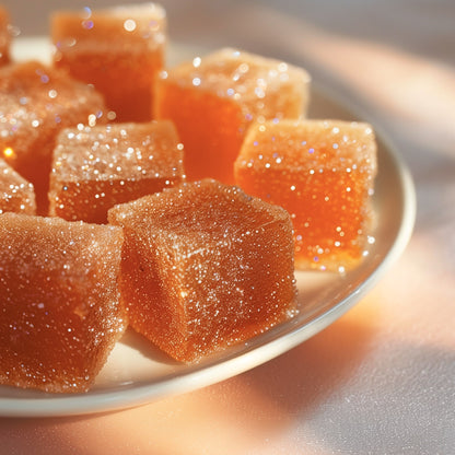 <div style="text-align: center;"> <span style="color: #1D1919;">Pâte de Fruit Mirabelle (4 oz.)</span><br><span style="color: #444444;">Paris, France</span> <br> <span style="color: #444444;">Since 1957</span> </div> 
