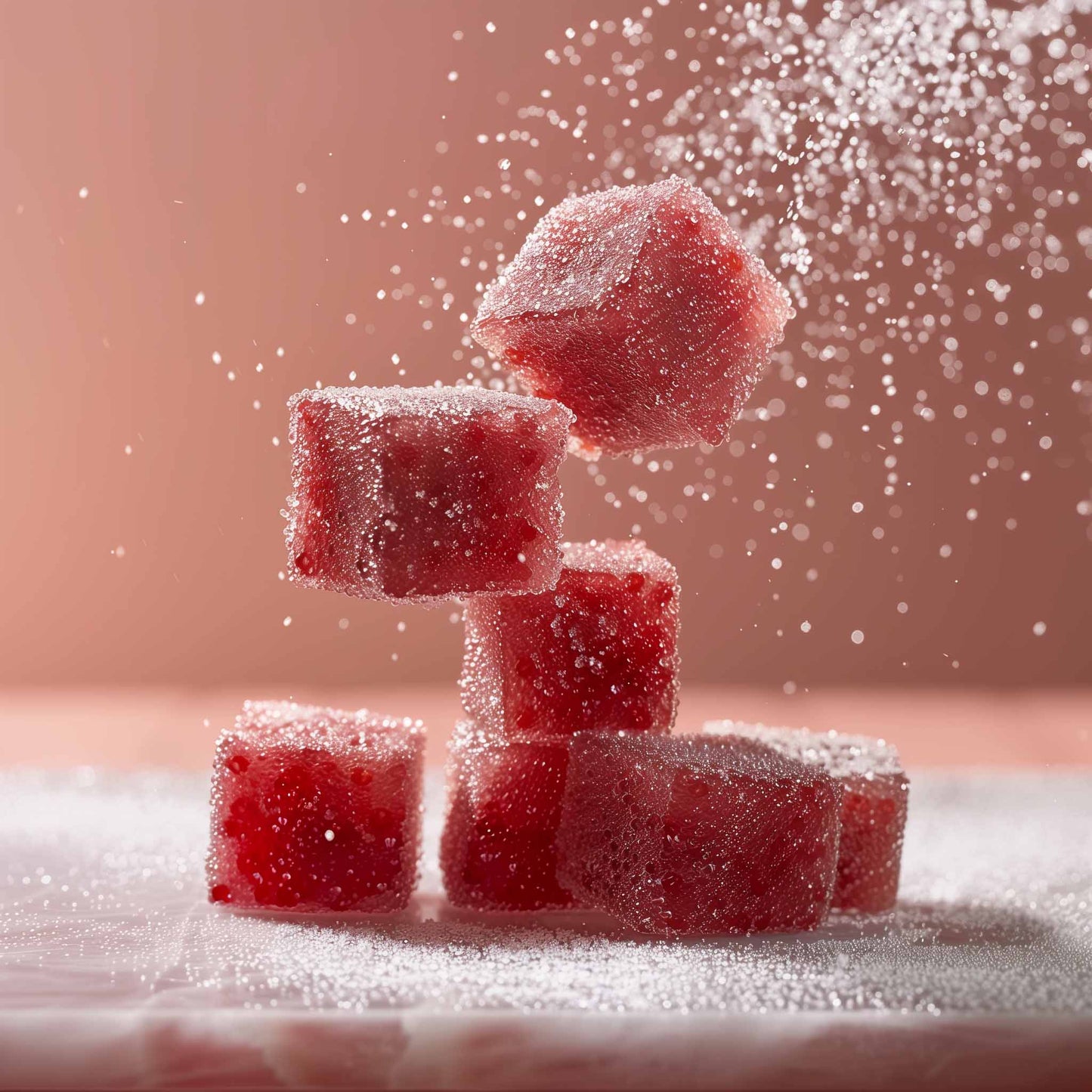 <div style="text-align: center;"> <span style="color: #1D1919;">Strawberry Pâte de Fruit</span> <br><span style="color: #444444;"> <i> Pâte de Fruit Fraises</i></span> <br>