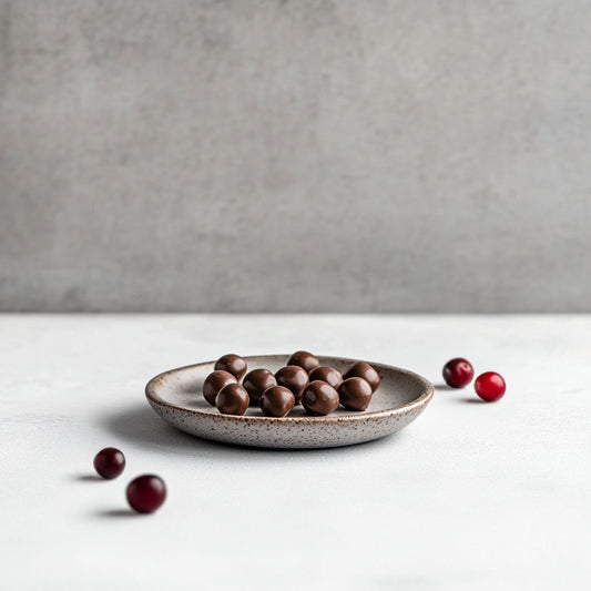 <div style="text-align: center;"> <span style="color: #1D1919;">Mirtillo e cioccolato fondente (3.5 oz.)</span><br><span style="color: #444444;">Torino, Italy</span> <br> <span style="color: #444444;">Since 1946</span> </div> 