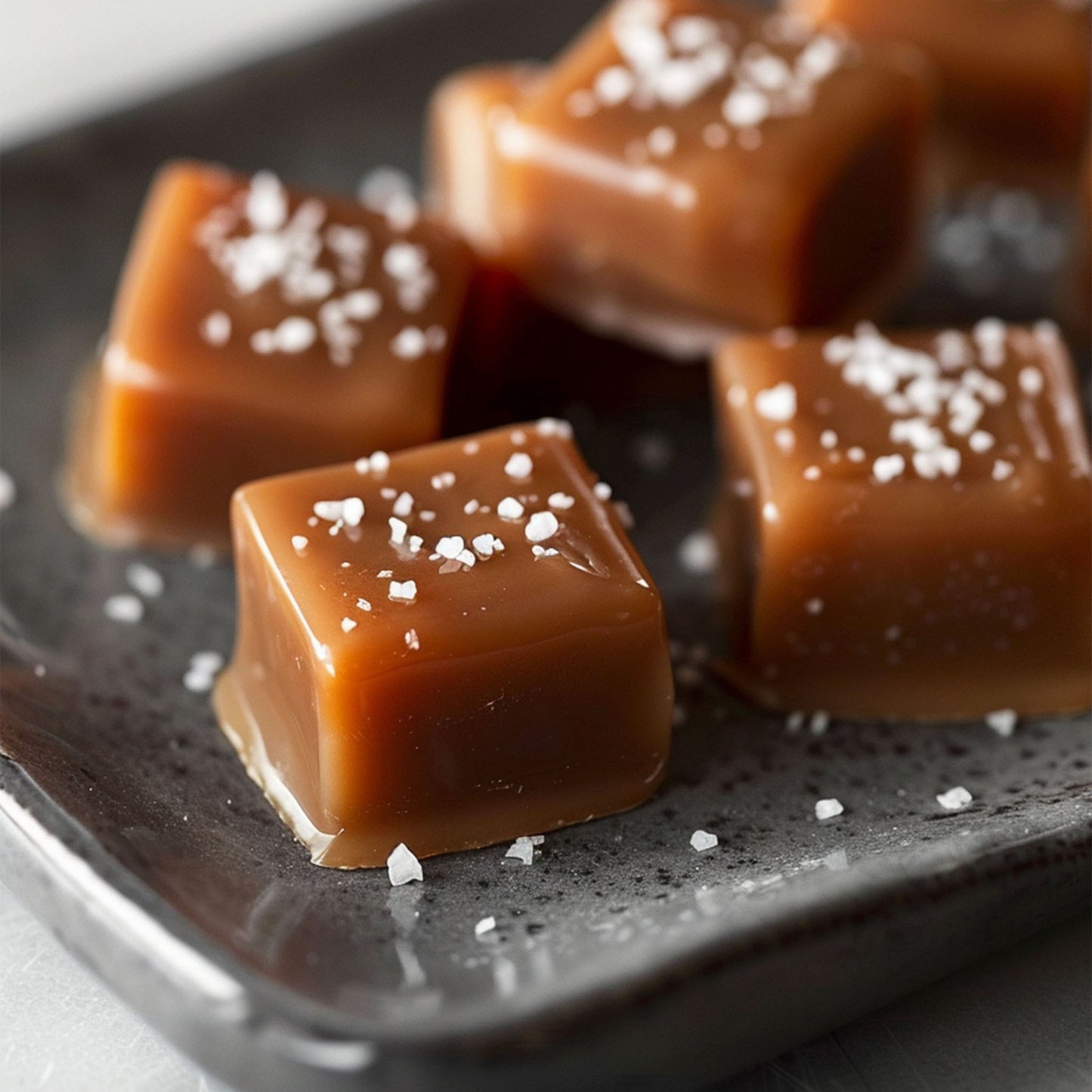 <div style="text-align: center;"> <span style="color: #1D1919;"> Caramels Pommeau (4 oz.)</span><br><span style="color: #444444;">Paris, France</span> <br> <span style="color: #444444;">Since 1957</span> </div> 
