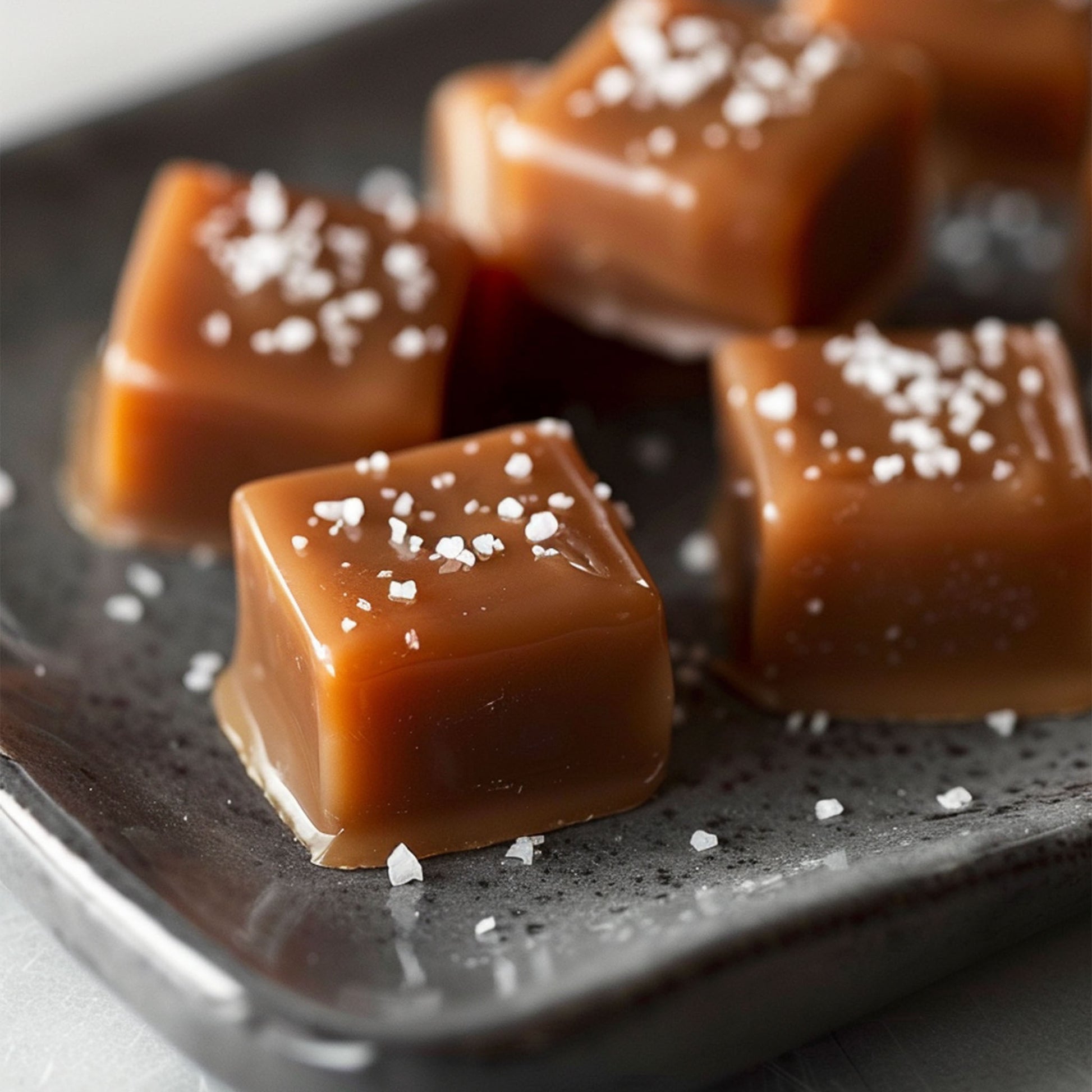 <div style="text-align: center;"> <span style="color: #1D1919;"> Caramels Pommeau (4 oz.)</span><br><span style="color: #444444;">Paris, France</span> <br> <span style="color: #444444;">Since 1957</span> </div> 
