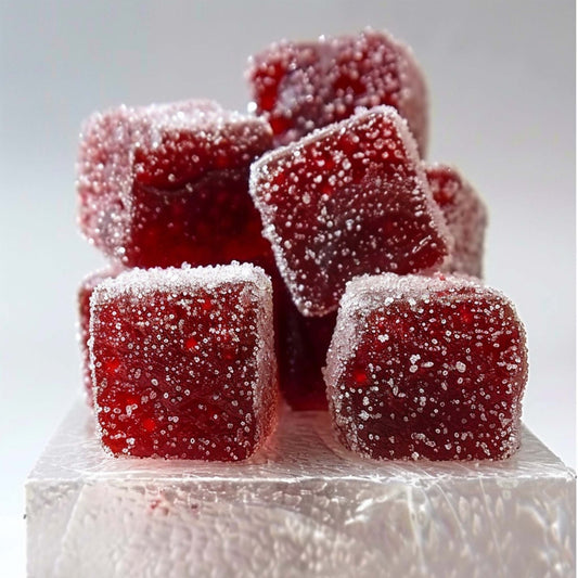 <div style="text-align: center;"> <span style="color: #1D1919;">Pâte de Fruit Fraises (4 oz.)</span><br><span style="color: #444444;">Paris, France</span> <br> <span style="color: #444444;">Since 1957</span> </div> 
