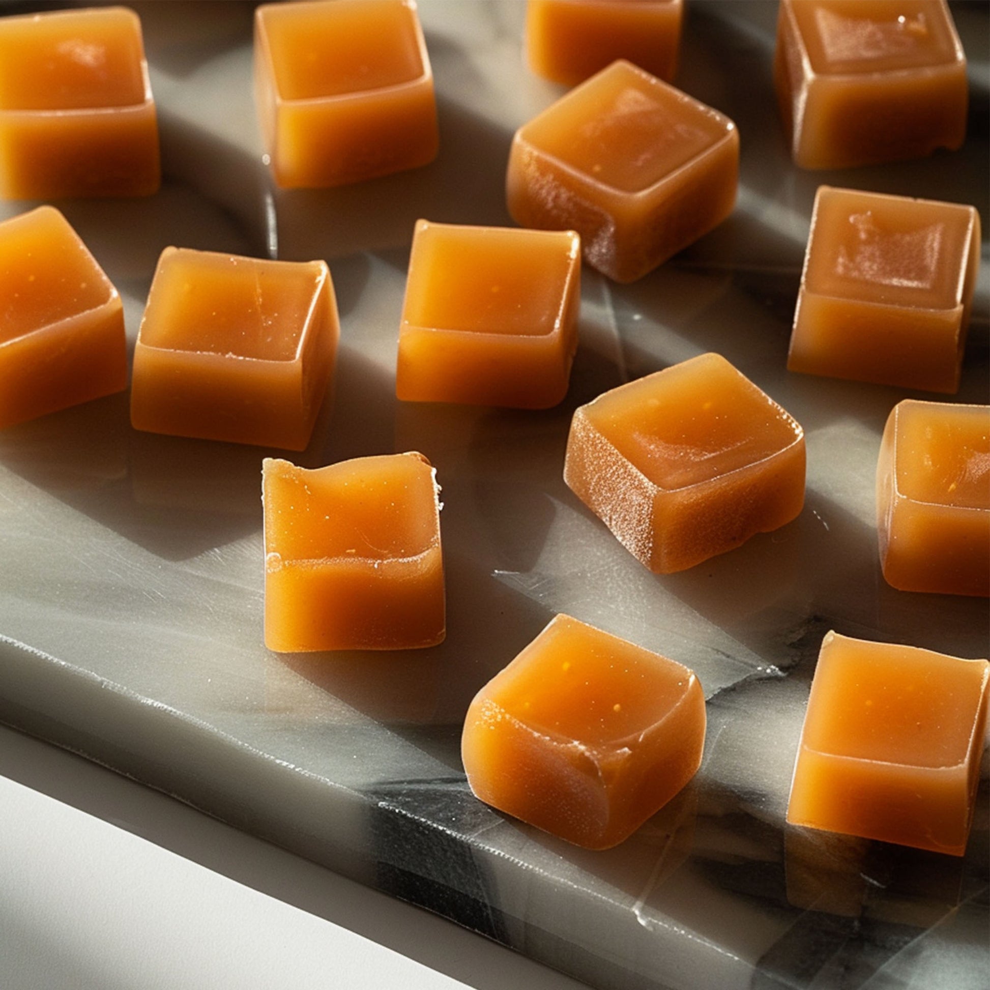 <div style="text-align: center;"> <span style="color: #1D1919;"> Caramels Yuzu (4 oz.)</span><br><span style="color: #444444;">Paris, France</span> <br> <span style="color: #444444;">Since 1957</span> </div> 

