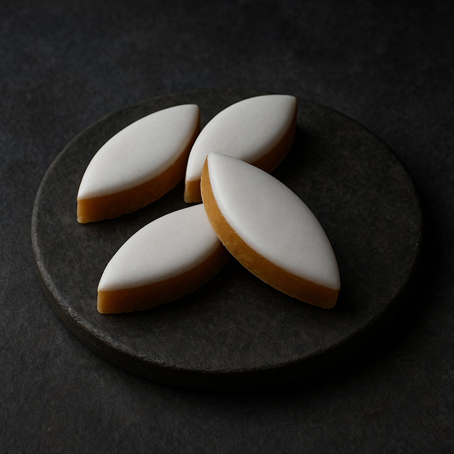 <div style="text-align: center;"> <span style="color: #1D1919;"> Calissons Traditionnel (4 oz.)</span><br><span style="color: #444444;">Aix-en-Provence, France</span> <br> <span style="color: #444444;">Since 2017</span> </div> 
